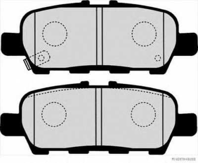 HERTH BUSS JAKOPARTS j3611051 -  Комплект тормозных колодок, дисковый тормоз